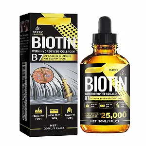 Сыворотка KOAHDE для роста волос, Средства для роста волос, Сыворотка для быстрого роста волос, Сыворотка против выпадения волос, Биотиновое масло для волос, Сыворотка для роста волос - Фото 1