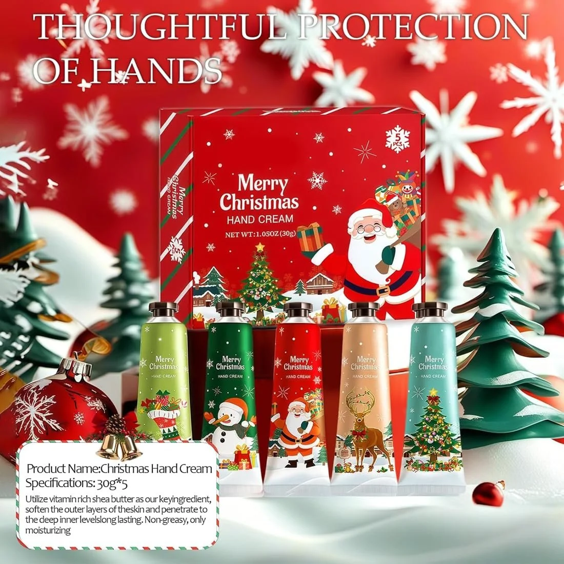 Крем для рук Різдвяний з натуральним рослинним ароматом, фото №6 Крем для рук Різдвяний з натуральним рослинним ароматом, фото №6