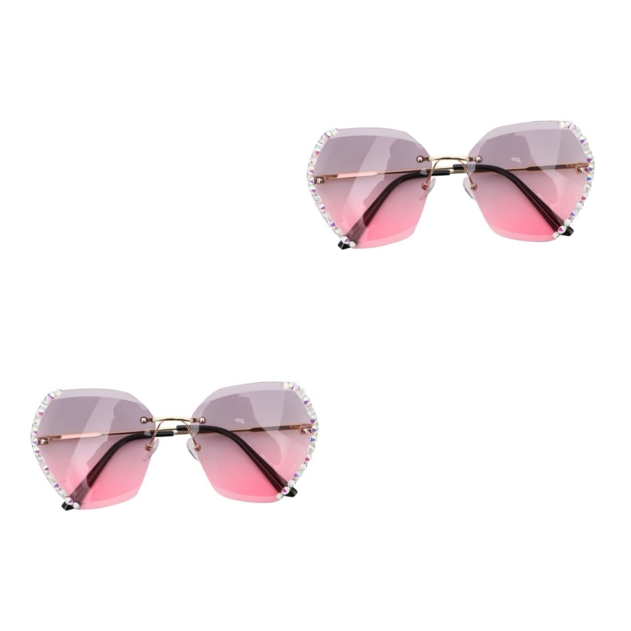 Сонцезахисні окуляри PACKOVE зі стразами, 2 шт, фото №1