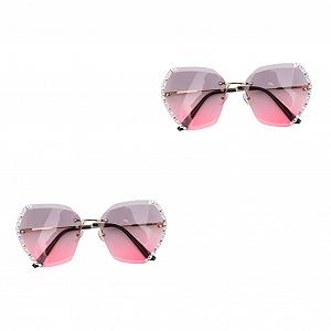 Сонцезахисні окуляри PACKOVE зі стразами, 2 шт - Фото 1