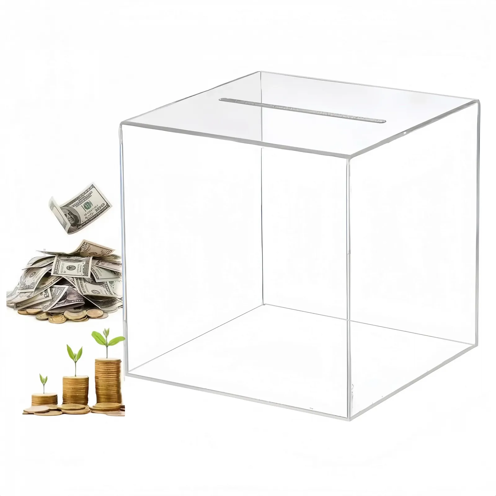 Скарбничка Акрилова Прозора Невідкривна, фото №1