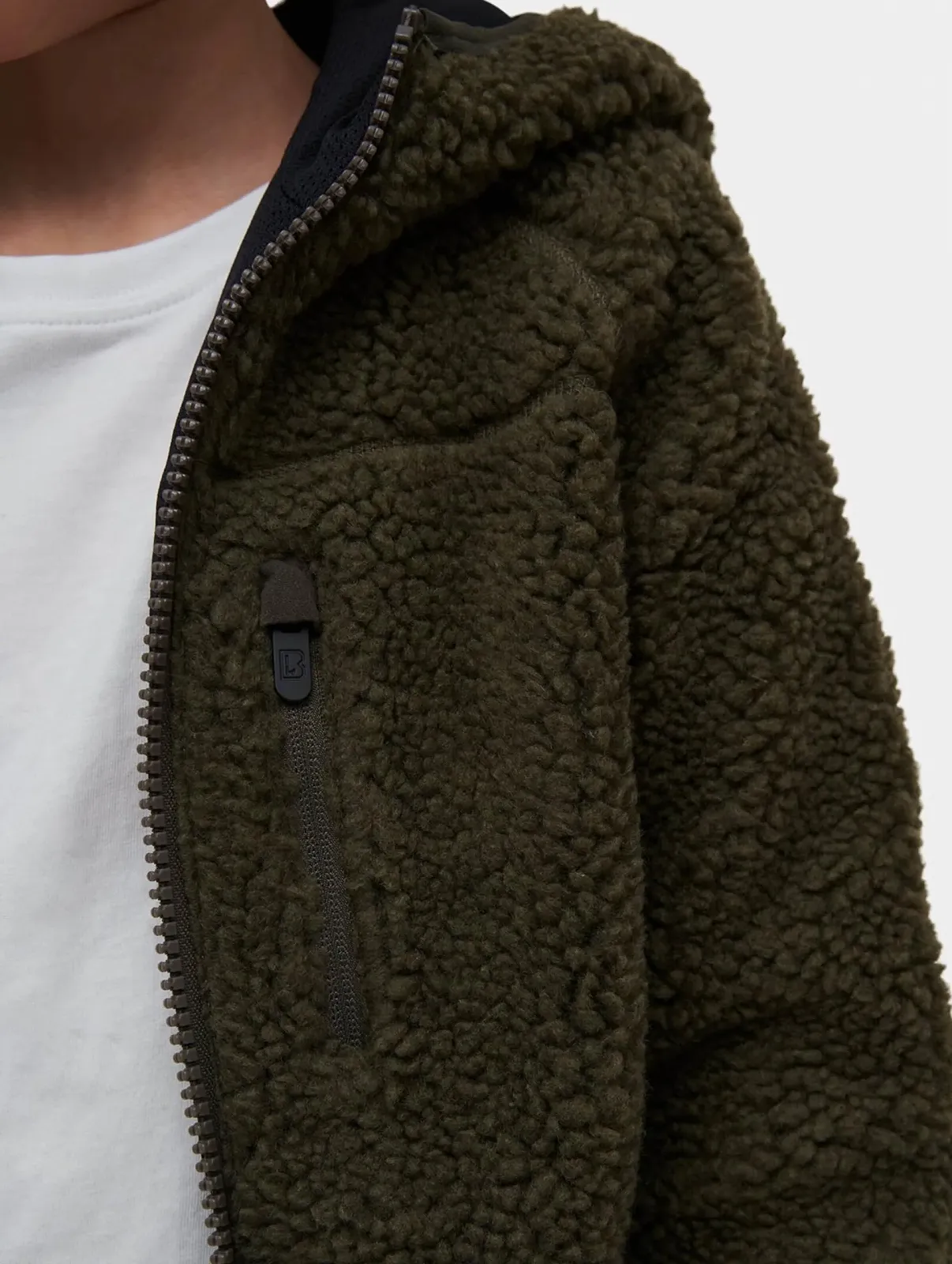 Куртка детская флисовая Teddy Brandit с капюшоном, фото №6