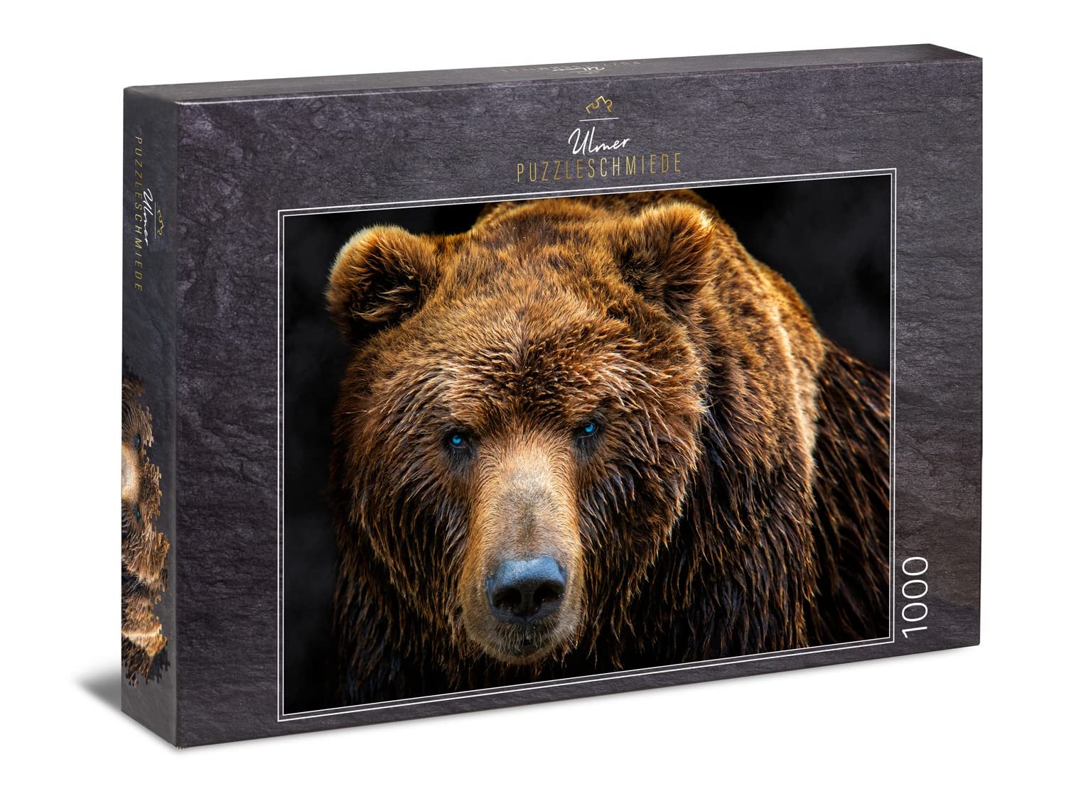 Пазл Ulmer Puzzleschmiede Grizzly 1000 элементов Животные Бурый медведь Портрет крупным планом, фото №1