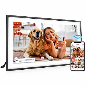 Цифровая фоторамка Frameo 15.6 дюйма 32 GB 1920 x 1080 IPS FHD Touch Screen - Фото 1