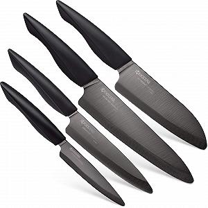 Набір ножів Kyocera INNOVATION ZK-4PC-SET Кераміка Чорний - Фото 1