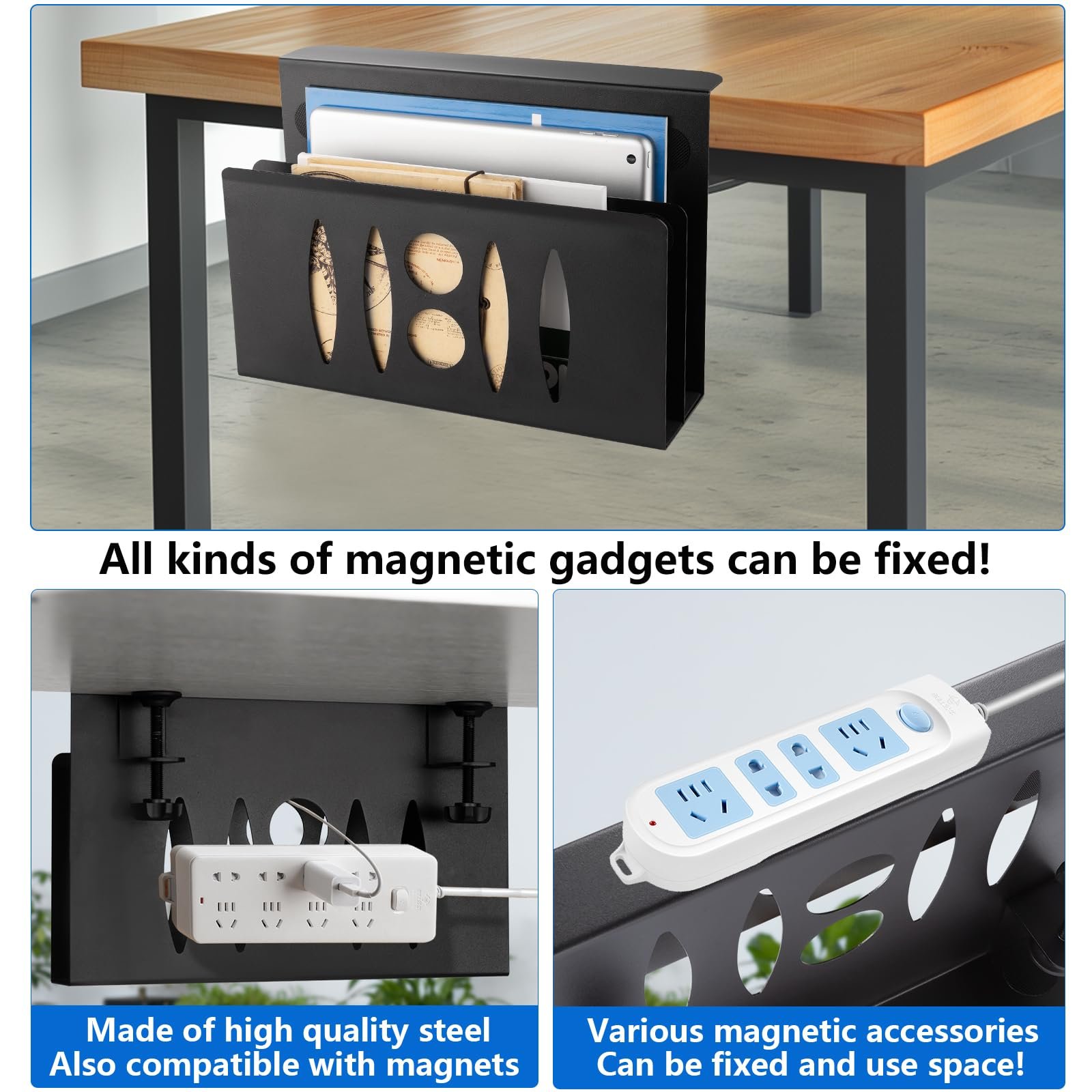 Подставка для ноутбука Стальная Двойная Черная, фото №4