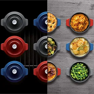 Набір мінікаструль з кришками Woll Iron 2 шт. індукційні діаметр 10 см висота 5 см 0,3 л synthetic.ua - Фото 1