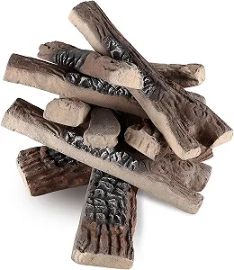 Купить Керамические полена VEVOR SUN-LMZ068-1 / 10 штук / Огнестойкость 1832 градусов по Фаренгейту / Газ и этанол / Имитация древесины - Фото 1 Керамические полена VEVOR SUN-LMZ068-1 / 10 штук / Огнестойкость 1832 градусов по Фаренгейту / Газ и этанол / Имитация древесины - Фото 1