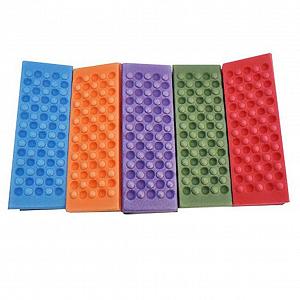 Килимок Homoyoyo Outdoor Camping складний Xpe Foam фіолетовий synthetic.ua - Фото 1
