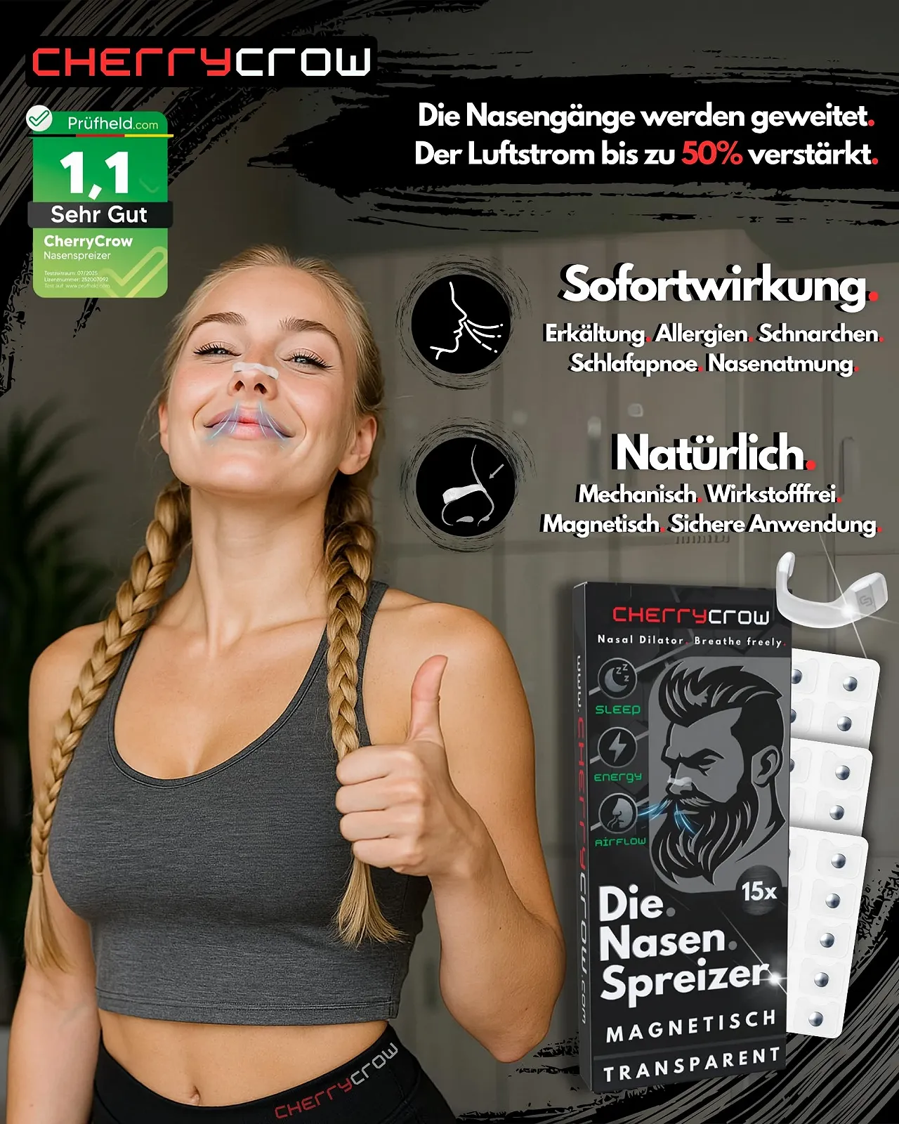 Носовые расширители (запасной набор) Magnetic Nose Plasters Pro Edition (30 шт.), фото №3 Носовые расширители (запасной набор) Magnetic Nose Plasters Pro Edition (30 шт.), фото №3