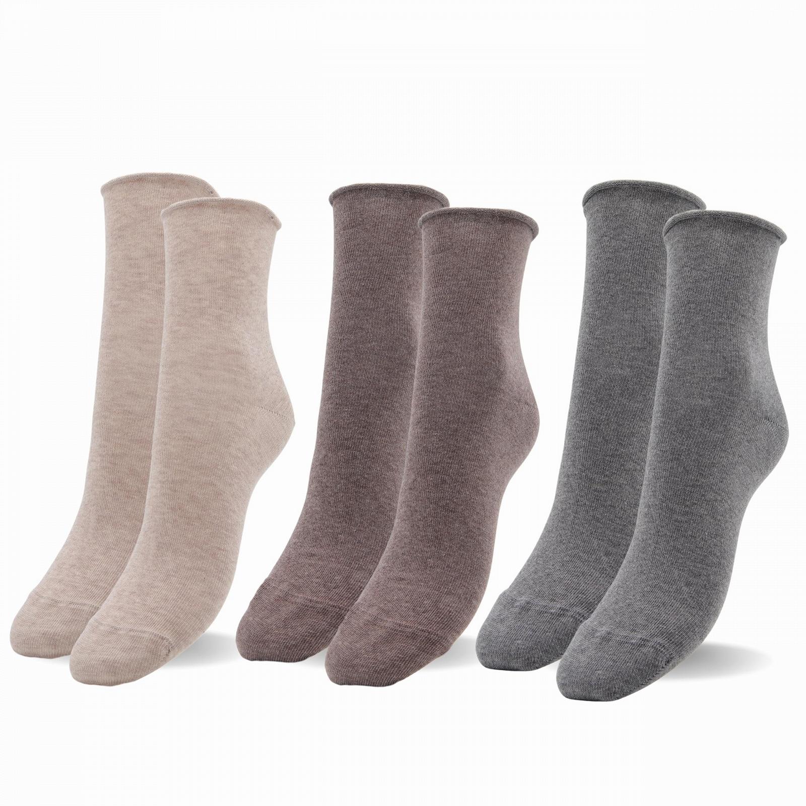 Женские носки LEON D'ORO Без резинки Теплые Хлопковые 3/6 пары Короткие носки Модные Сделано в Италии, фото №8