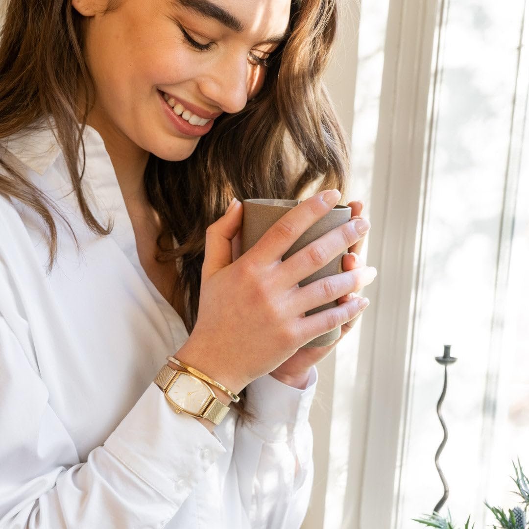 Женские часы BURKER Grace Овальные Аналоговые Кварцевые 25 мм Золотой Белый, фото №5 Женские часы BURKER Grace Овальные Аналоговые Кварцевые 25 мм Золотой Белый, фото №5