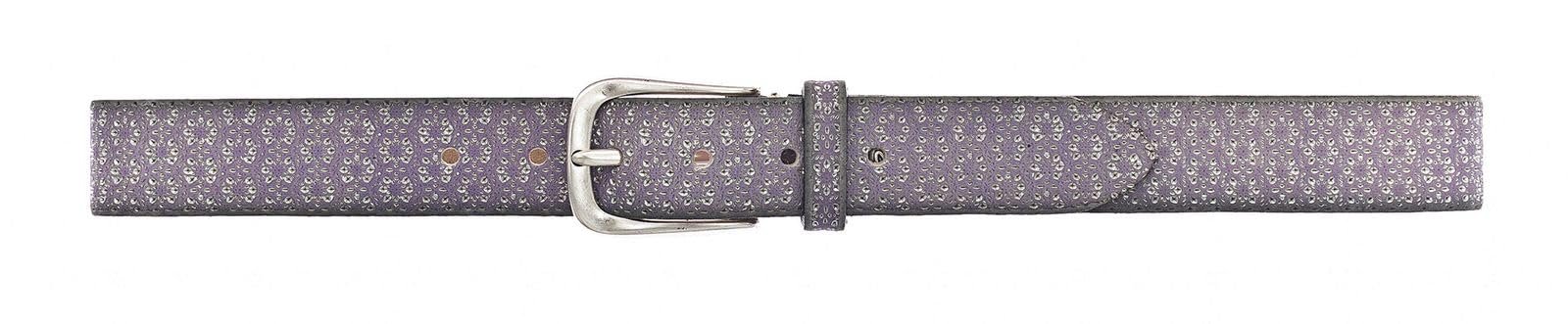 Ремень B.Belt Tessa Кожаный Золотой W80 Фиолетовый/Серебряный Металлик, Фиолетовый / серебристый металлик, фото №2
