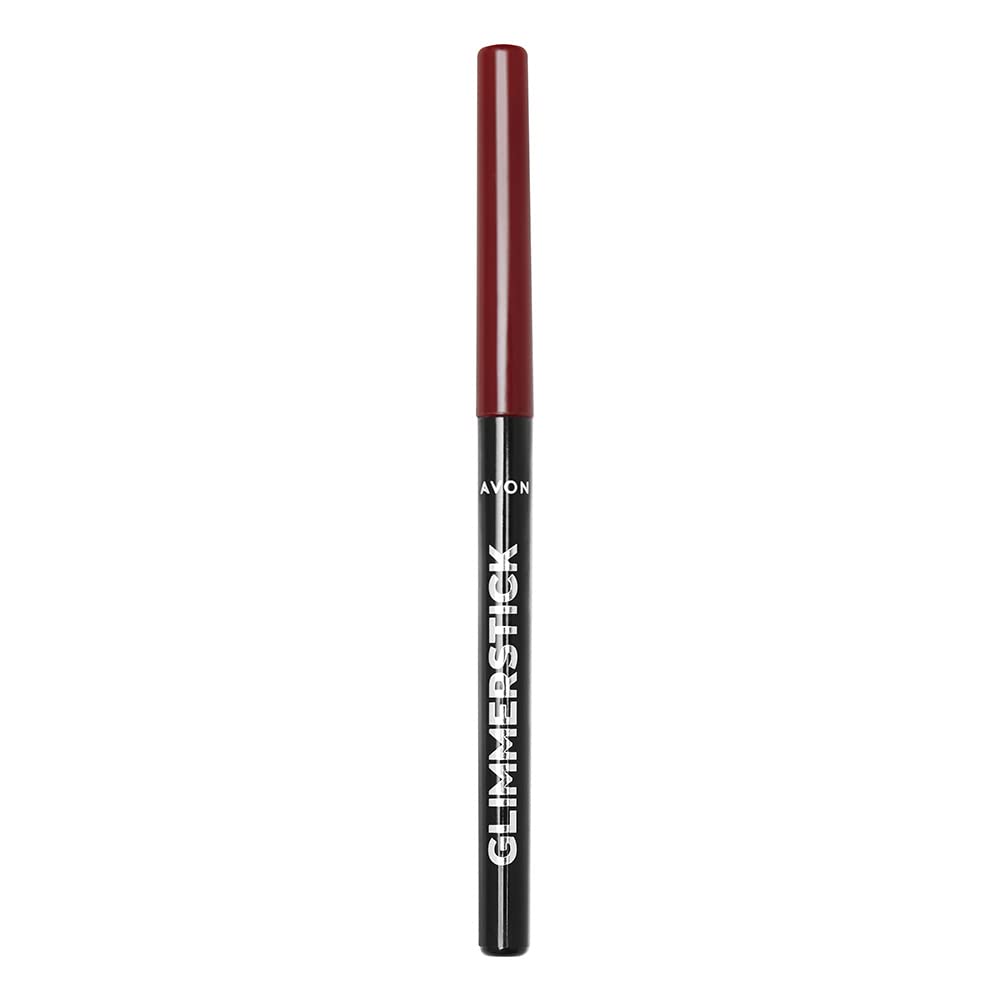 Контурный карандаш для губ Avon Glimmerstick Red Brick с витамином E, фото №1