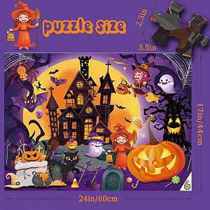 Пазл Halloween Jumbo 72 детали 3-8 лет в подарочной коробке synthetic.ua - Фото 1