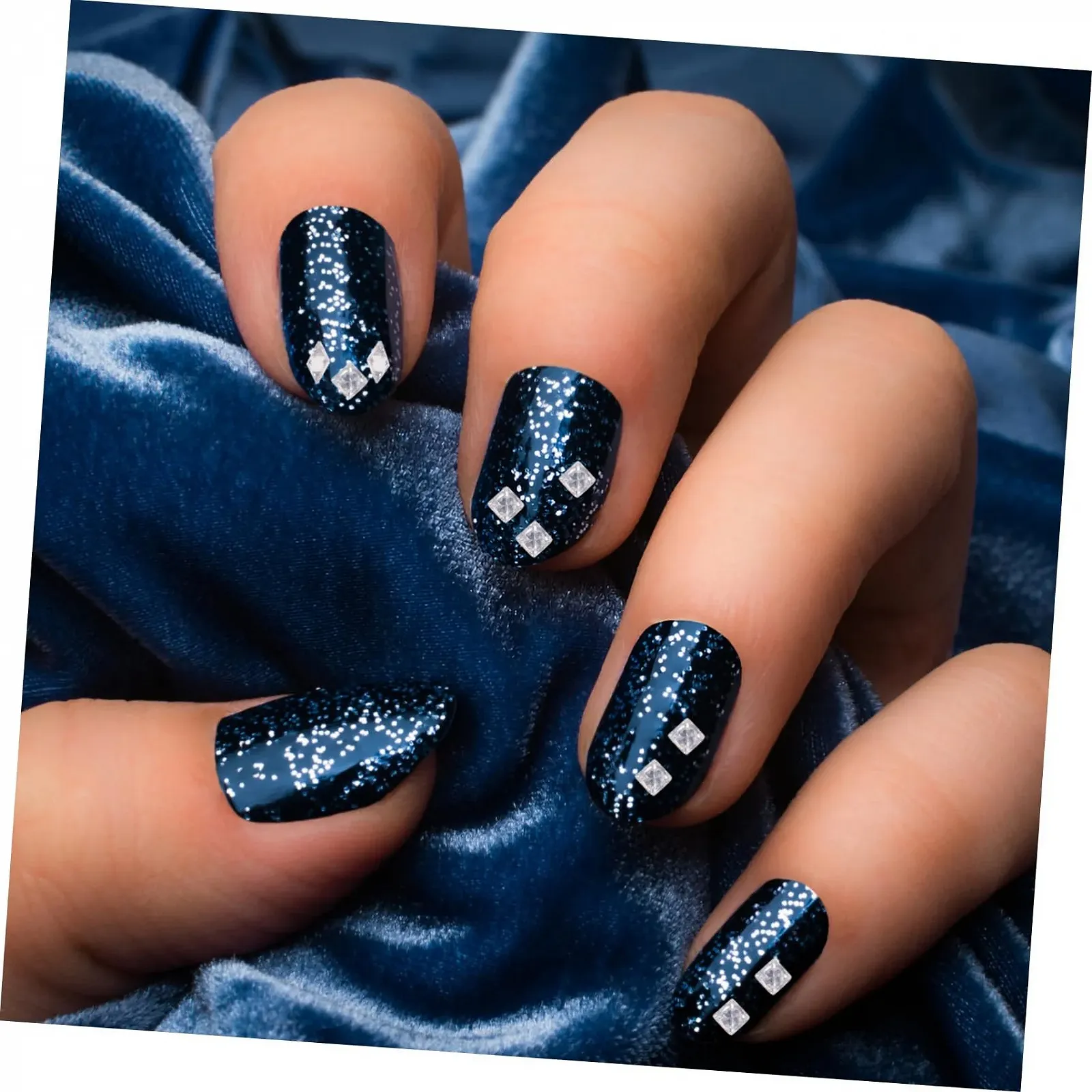 Украшения для ногтей FRCOLOR 50 шт. с блестящими цирконами, стразы для ногтей для элегантного украшения ногтей для творческого маникюра и особых случаев, фото №6