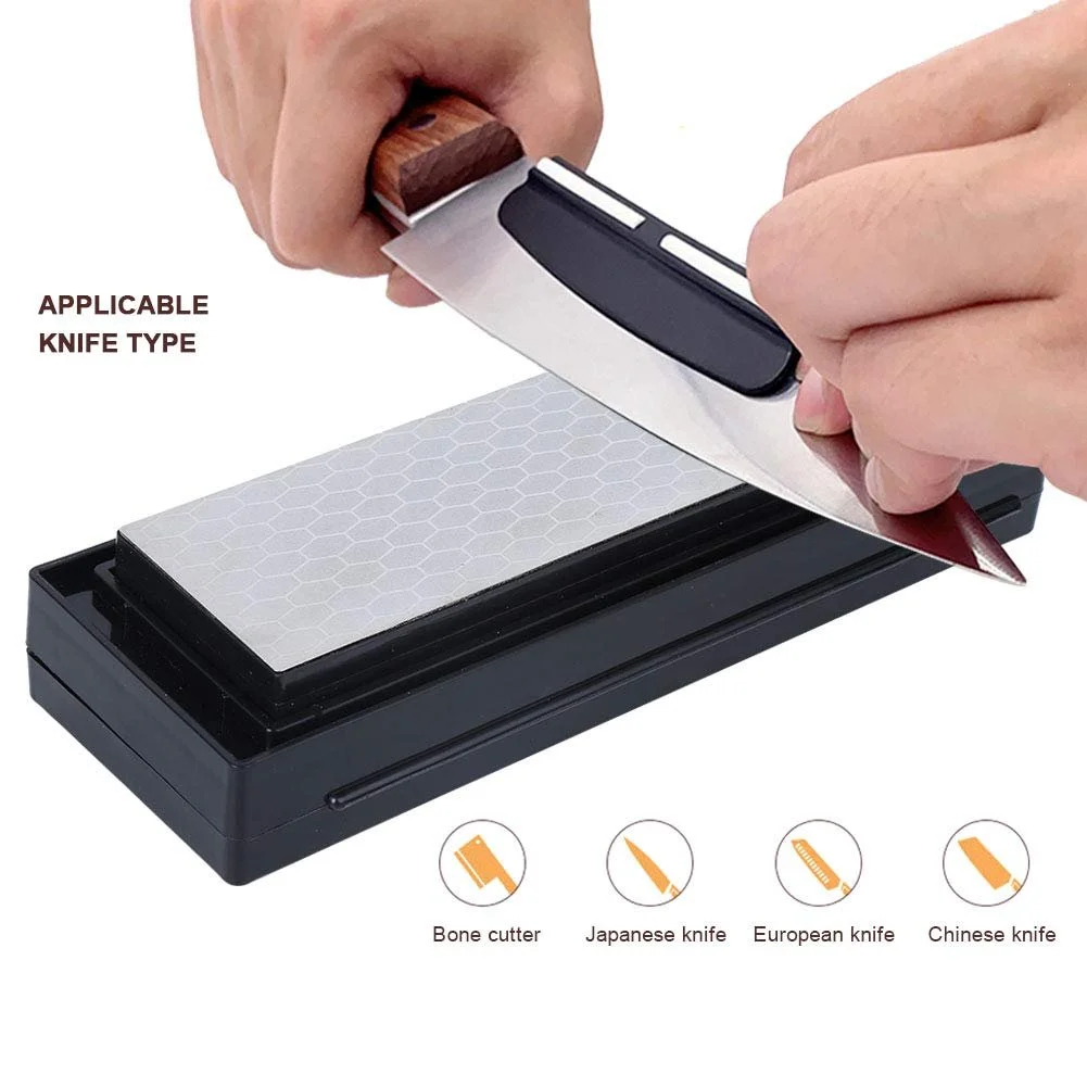 Точильний камінь набір високої твердості з підставкою-футляром, фото №2