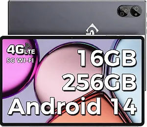 Планшет 10.1" Full HD TYD 109 Pro 8+8/256Gb 4G 2-SIM 8 ядер Android 14 8000 mAh Black - Фото 1