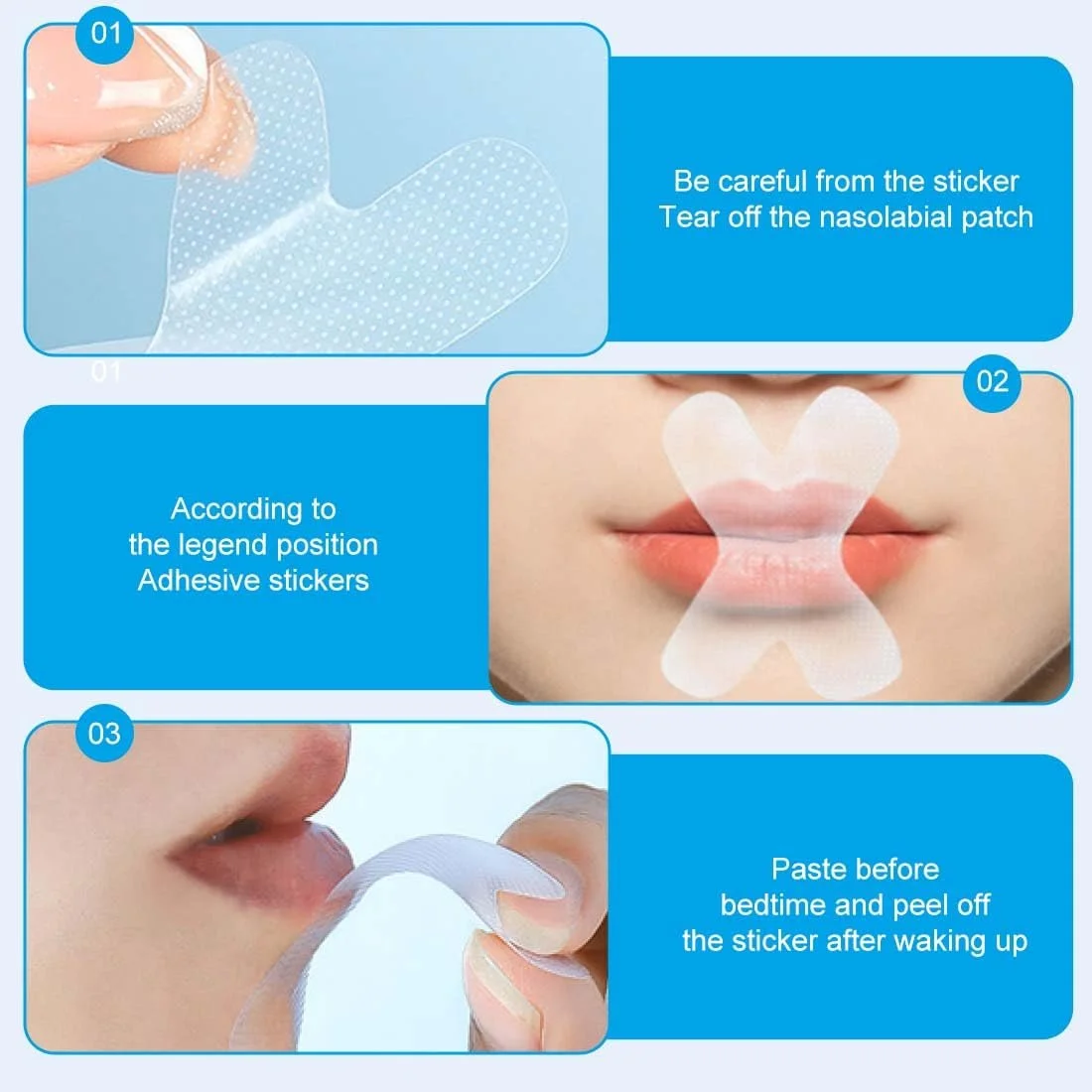 Пластирі для рота для сну (30 шт.) покращують сон і дихання для чоловіків і жінок, фото №4