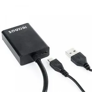 Переходник VGA to HDMI Cablexpert (A-VGA-HDMI-01) synthetic.ua - Фото 1