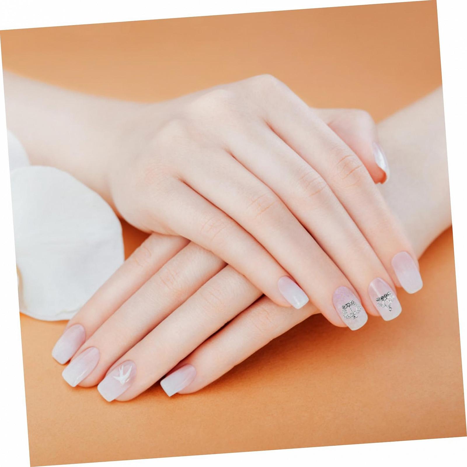 Патчи для ногтей из сплава 100 шт. Корона для украшения ногтей со стразами для творческого маникюра для дизайна ногтей и особых случаев, фото №6