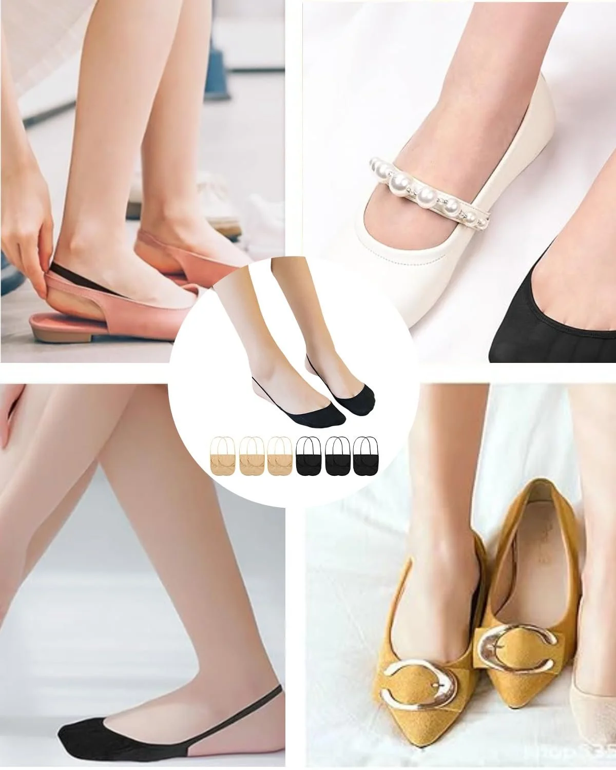 Шкарпетки для пальців ніг Балерина, 6 пар, фото №5