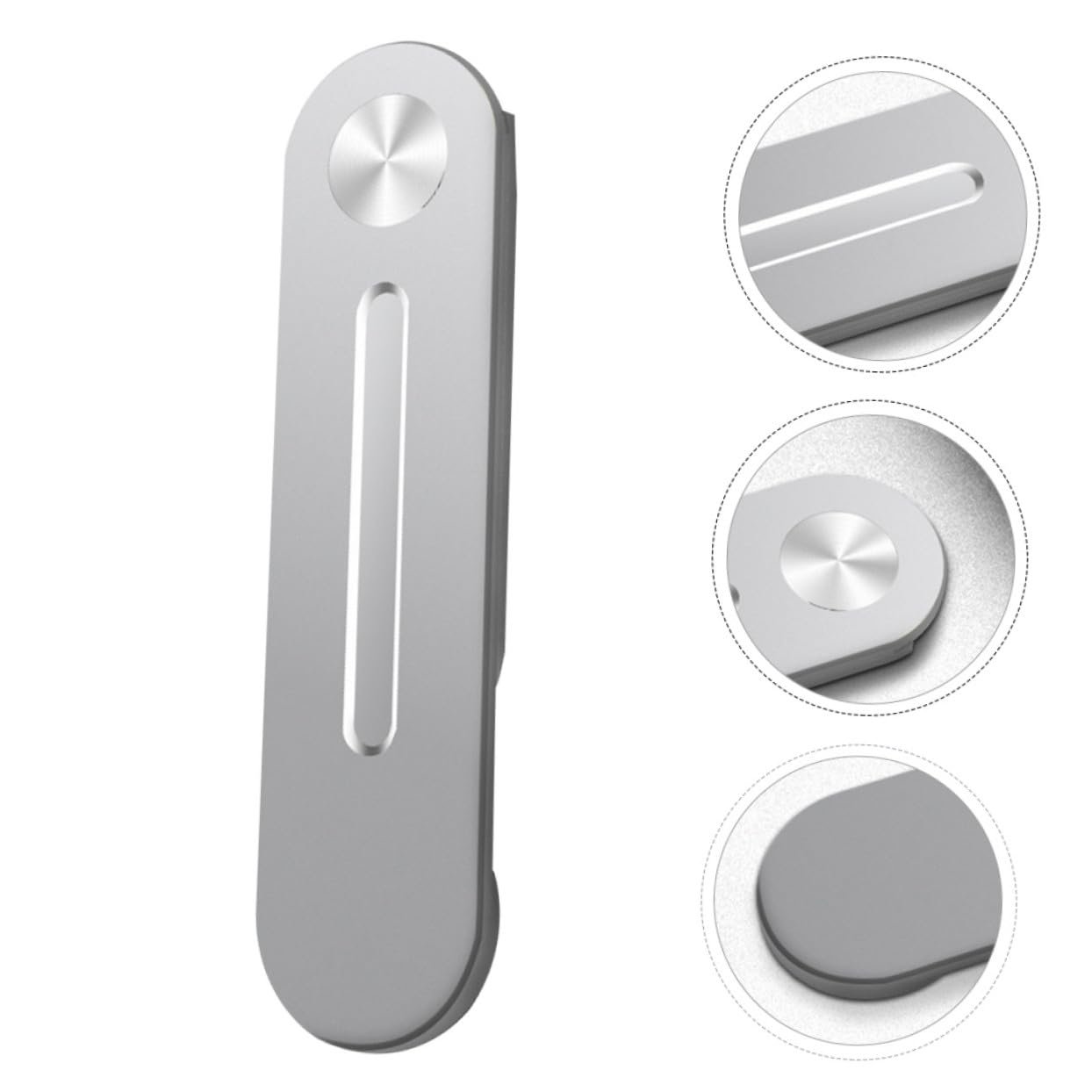 Тримач для телефона магнітний для ноутбука Алюмінієвий сплав Розкладний бічний затискач, фото №8