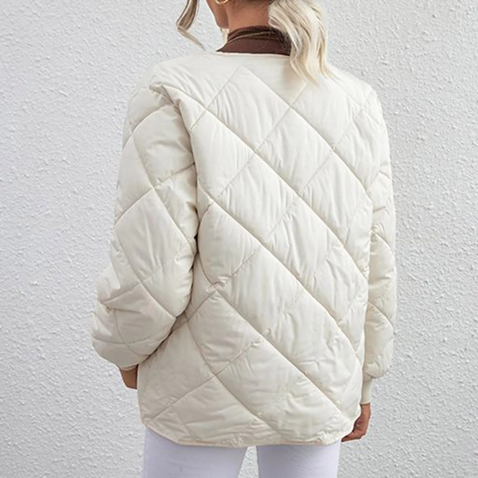 Куртка Бавовняна NACQZLI Жіноча Однотонна, фото №5 Куртка Бавовняна NACQZLI Жіноча Однотонна, фото №5