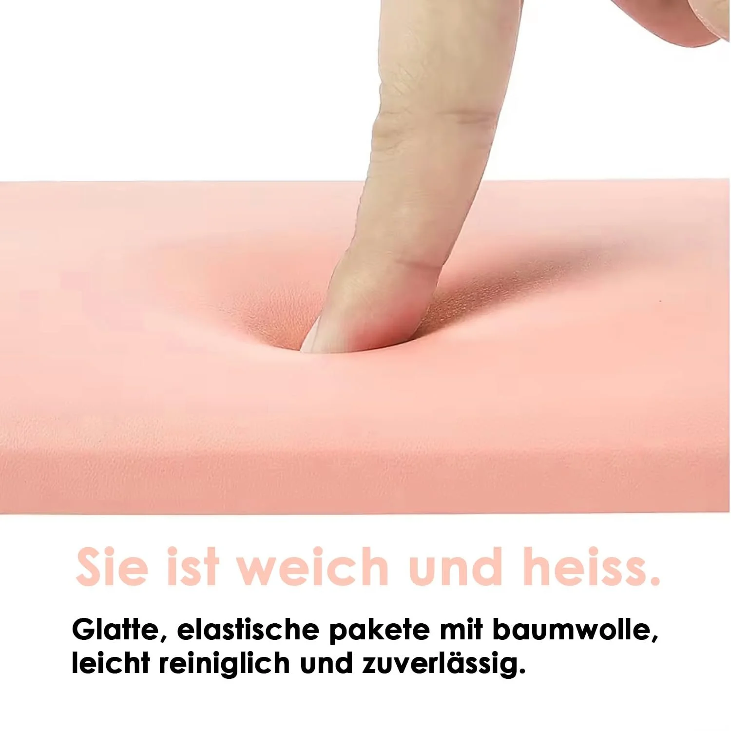 Підставка для рук Шкіряна Подушка для манікюру Салону рожева, фото №4