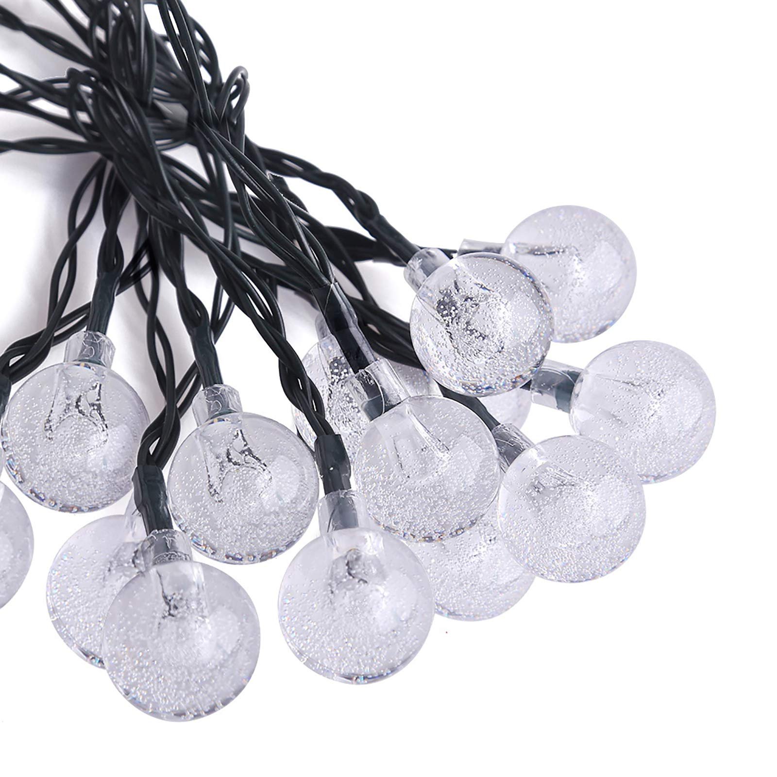 Гірлянда Solar AGM 60 LED Кришталеві Кулі, фото №7