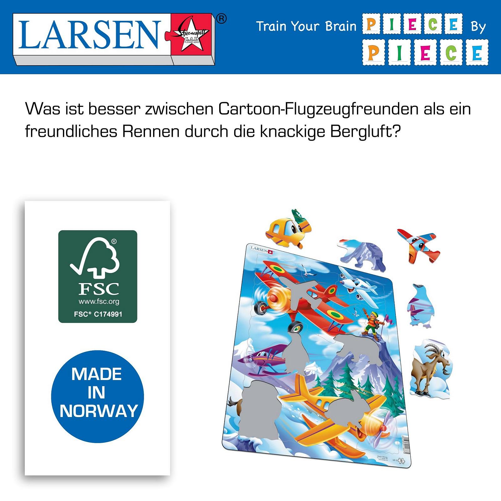 Пазл Larsen US12 Літаки, фото №5 Пазл Larsen US12 Літаки, фото №5