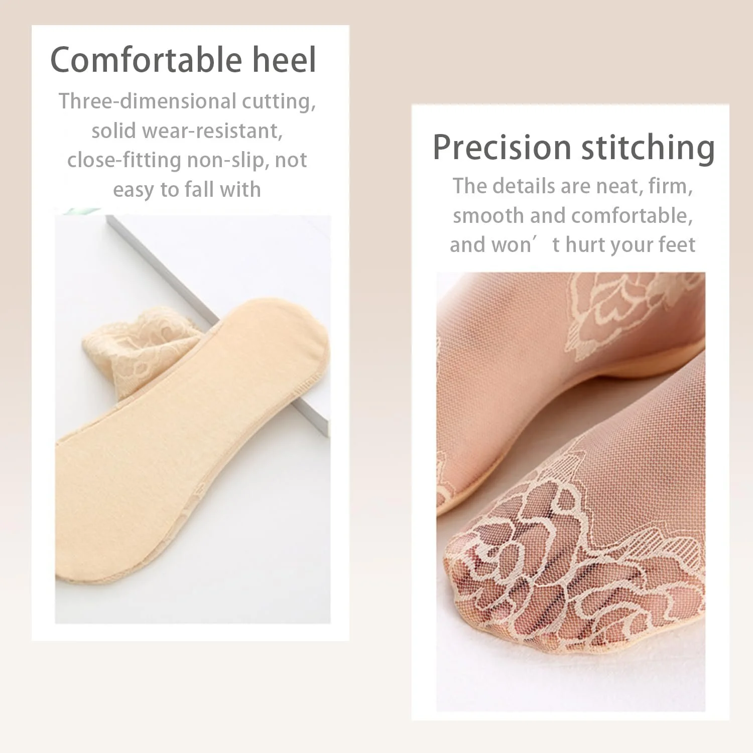 Жіночі шкарпетки, 6 пар, з мереживом, фото №5 Жіночі шкарпетки, 6 пар, з мереживом, фото №5