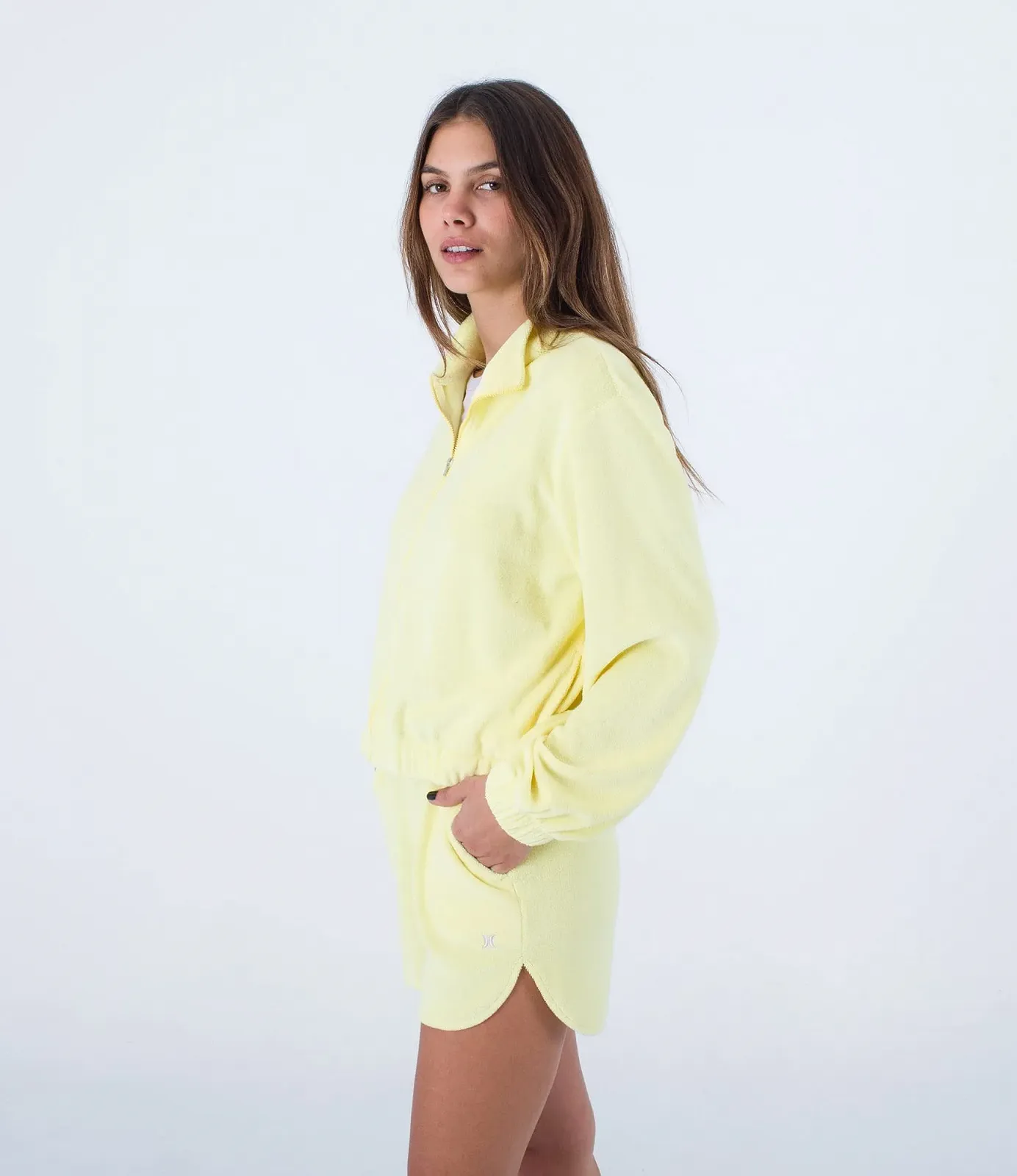 Женская Толстовка на молнии Hurley Oceancare Towel, фото №3