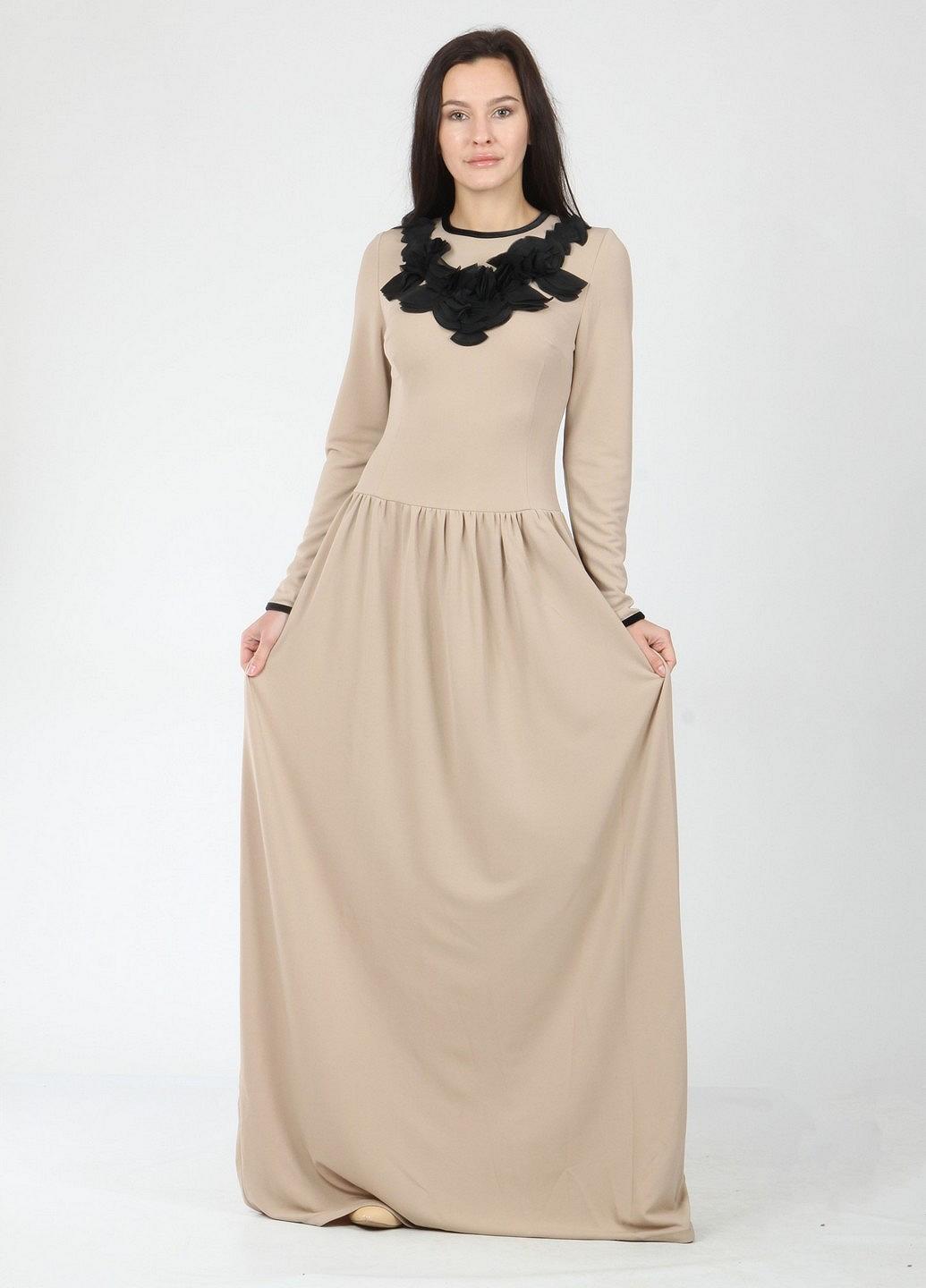 Платье MOZAH S Бежевый (ND-20046-1-Beige), фото №5