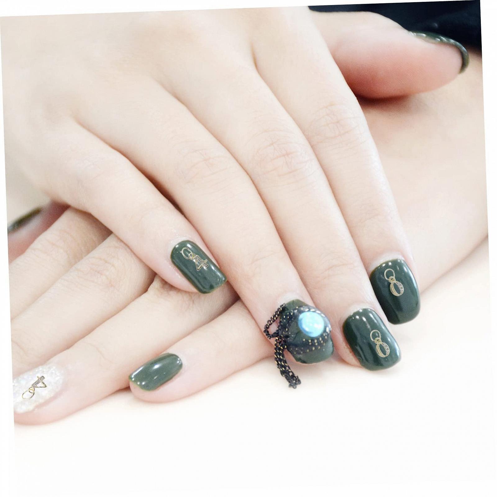 Серьги для ногтей с цифрами FRCOLOR 20 шт. Съемные украшения для ногтей, аксессуары для ногтей, гелевые наклейки для ногтей, клейкие вкладки для ногтей, фото №5