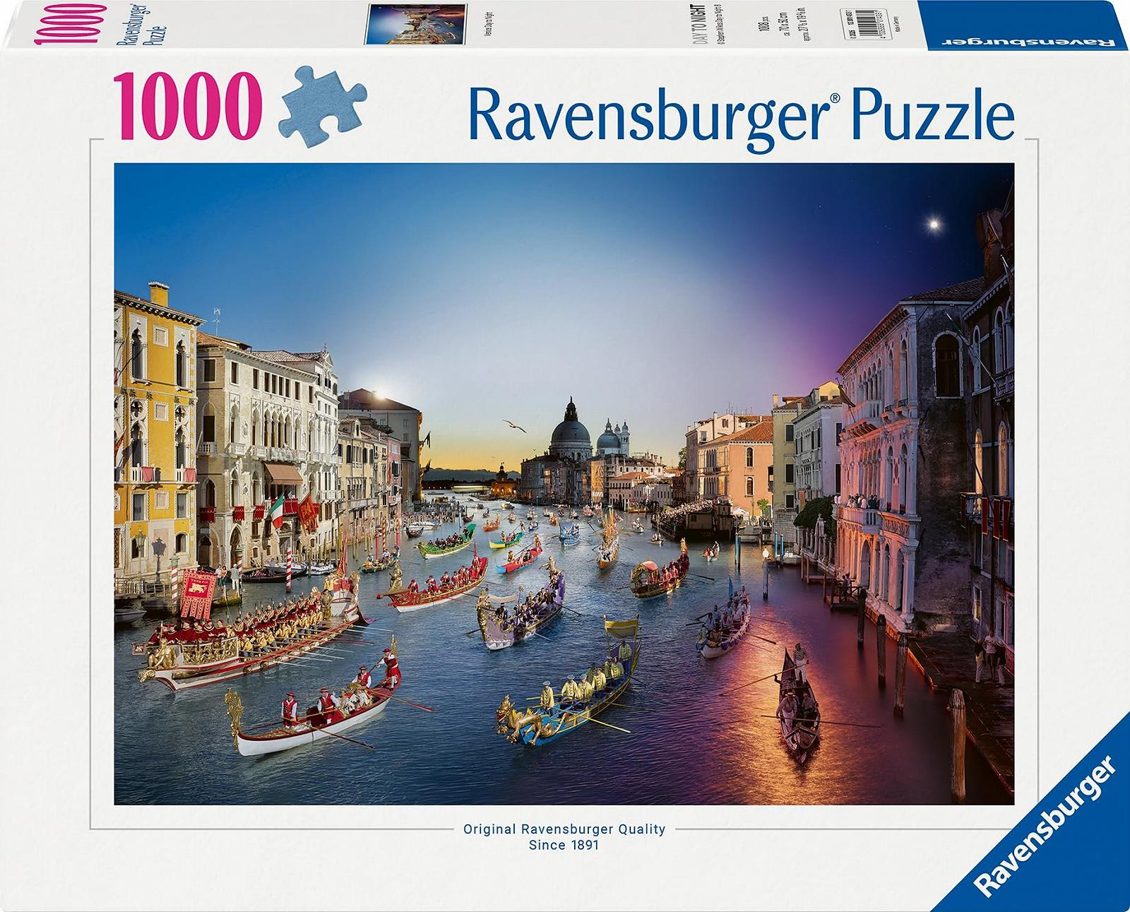 Пазл Ravensburger 12001433 Venice Day to Night 1000 деталей, фото №2