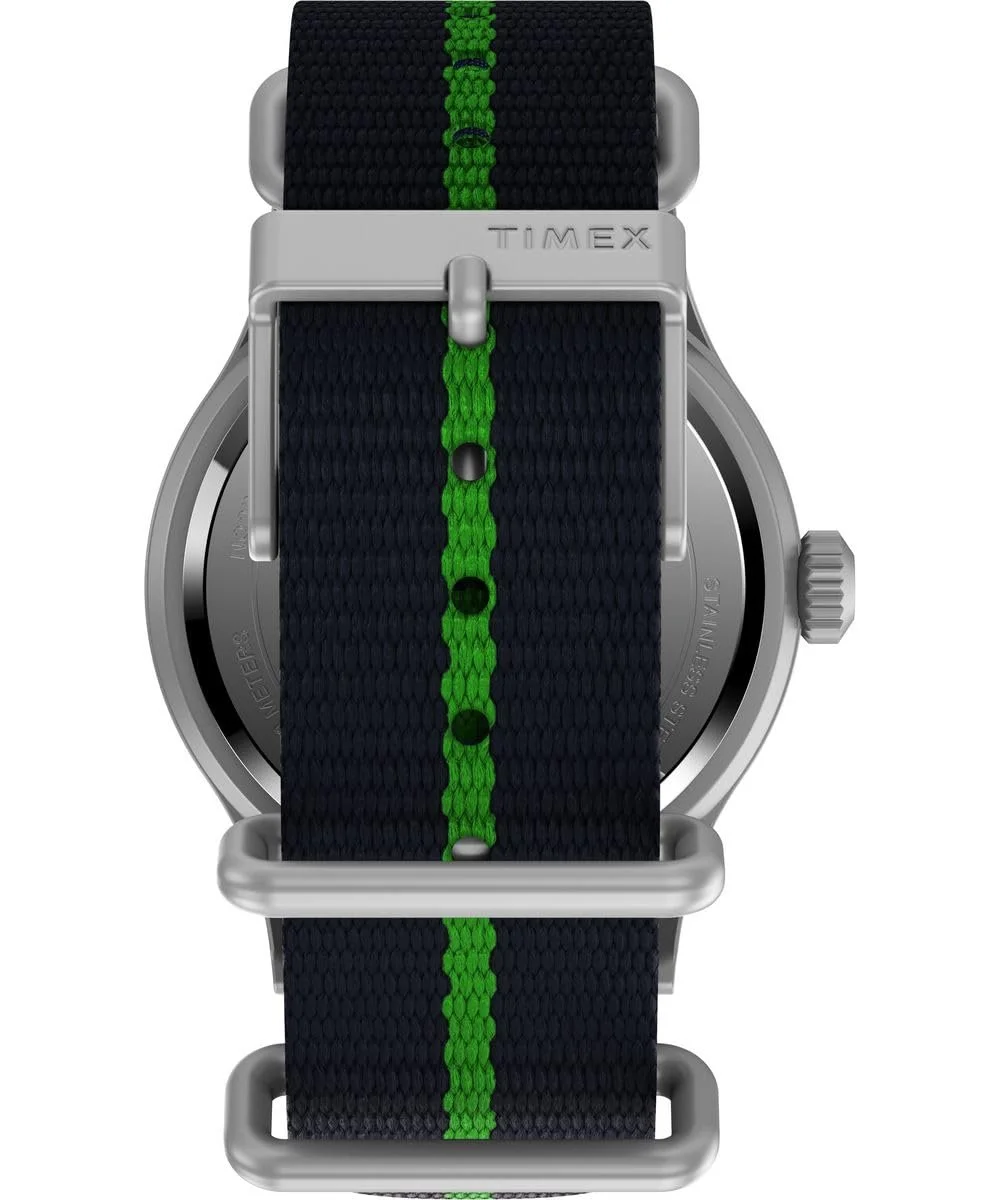 Годинник Timex Expedition TW2V23000 з синім циферблатом та ремінцем NATO, синій, TW2V23000-AMZUK, фото №5 Годинник Timex Expedition TW2V23000 з синім циферблатом та ремінцем NATO, синій, TW2V23000-AMZUK, фото №5