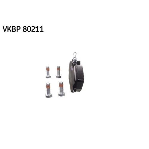 Комплект гальмівних колодок SKF VKBP 80211 для RENAULT передня вісь, фото №2