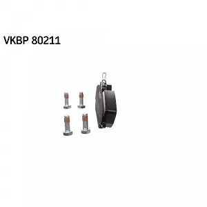 Комплект тормозных колодок SKF VKBP 80211 для RENAULT передняя ось synthetic.ua - Фото 1