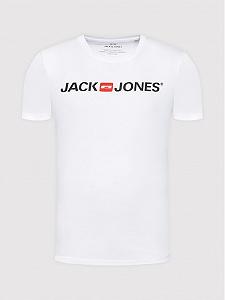 Футболка Jack&Jones LOGO TEE SS CREW NECK 3PK MP 12191330 Белый 2XL - Фото 1