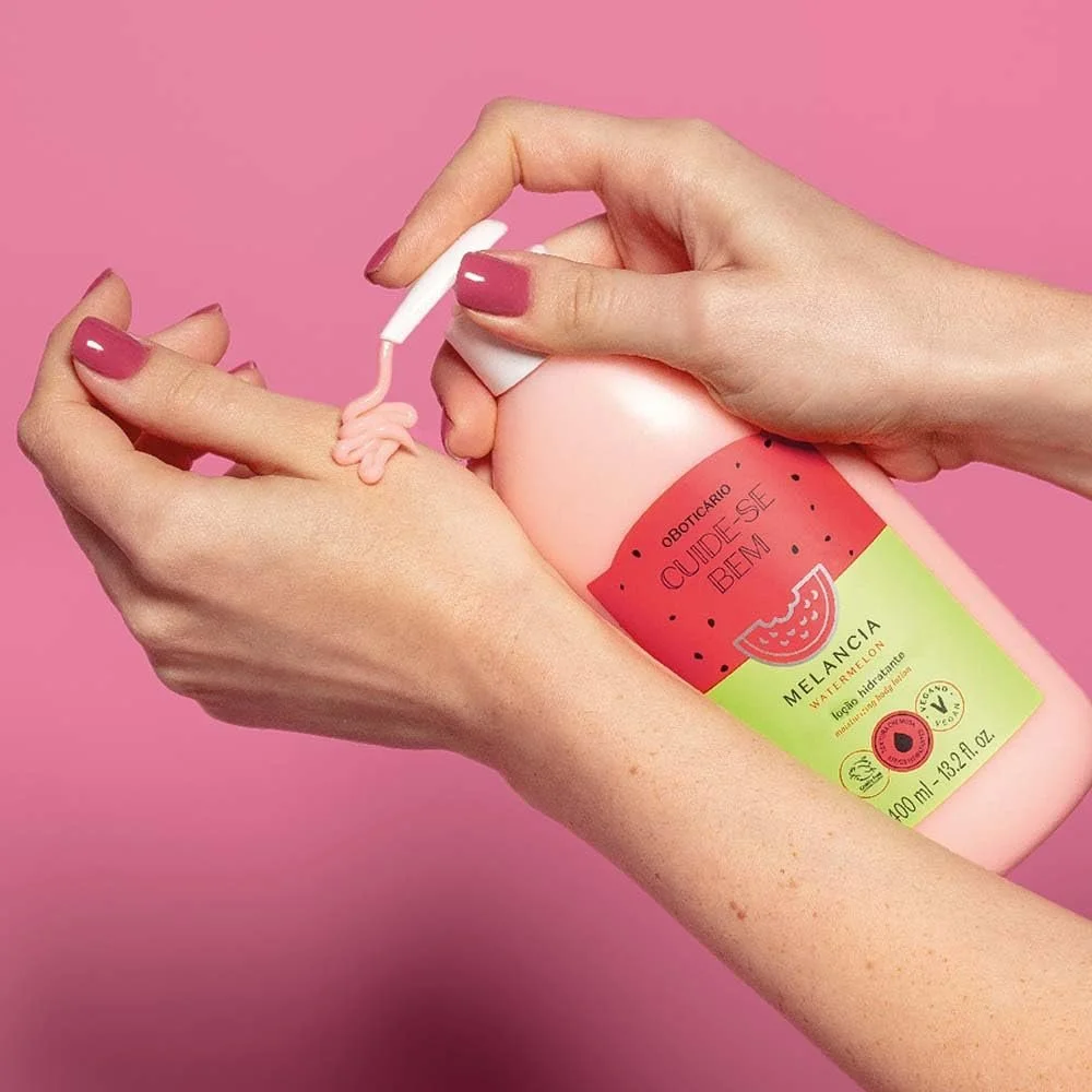 Лосьйон для тіла O Boticário Cuide-se Bem Watermelon Зволожуючий, 400 мл, фото №6