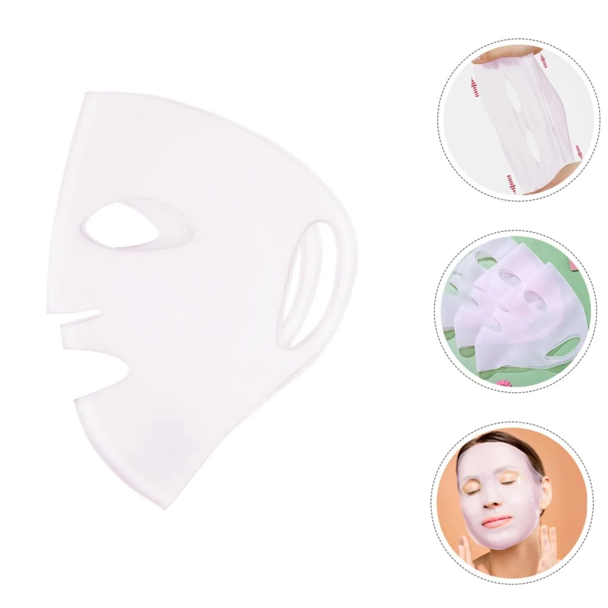 Маска для лица Healvian Силиконовая Многоразовая Набор из 3 штук, фото №7