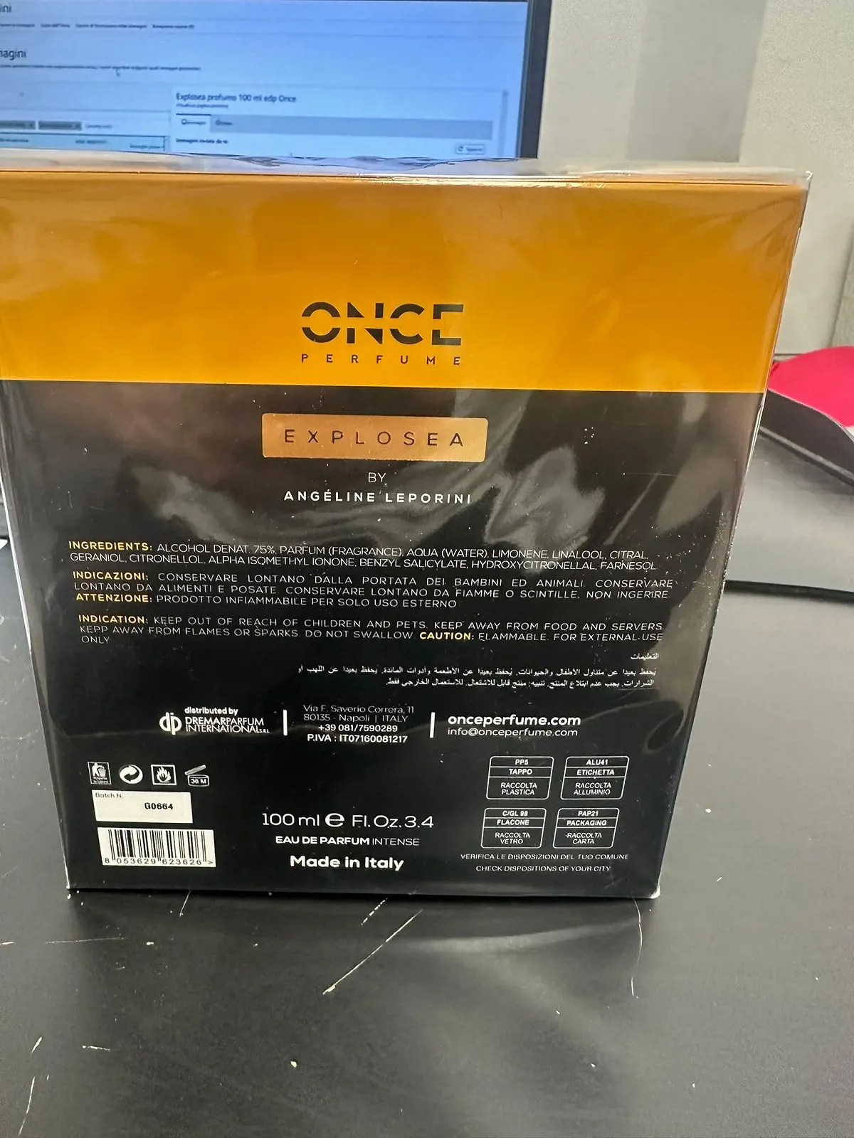 Парфумована вода Explosea Once 100 мл EDP, фото №4 Парфумована вода Explosea Once 100 мл EDP, фото №4