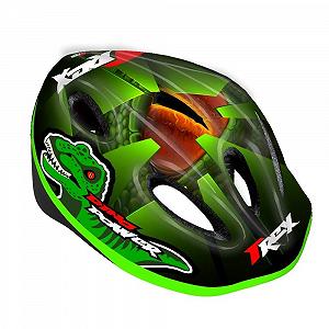 Дитячий Шолом MVTEK Junior Dino Power Зелений, S 48-52 см - Фото 1