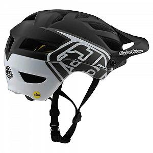 Шлем Велосипедный Troy Lee Designs A1 Classic XL/XXL Черный/Белый synthetic.ua - Фото 1