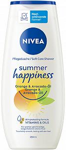 Гель-крем для душа NIVEA Summer Happiness Питательный Цветы апельсина и авокадо 250 мл - Фото 1