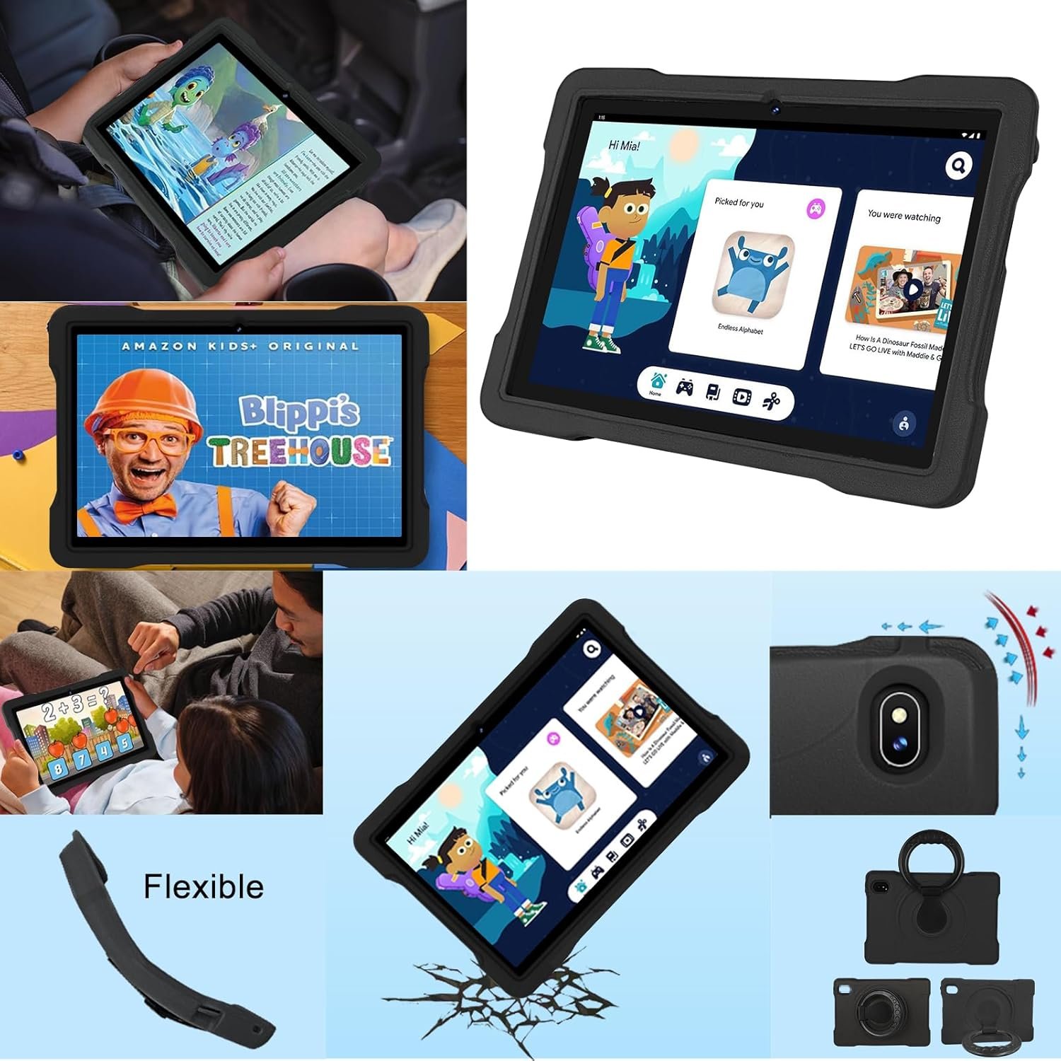 Планшет 10.1" Jusyea J5 6+6/128Gb 8 ядер Android 13 6000 мАч черный, фото №7