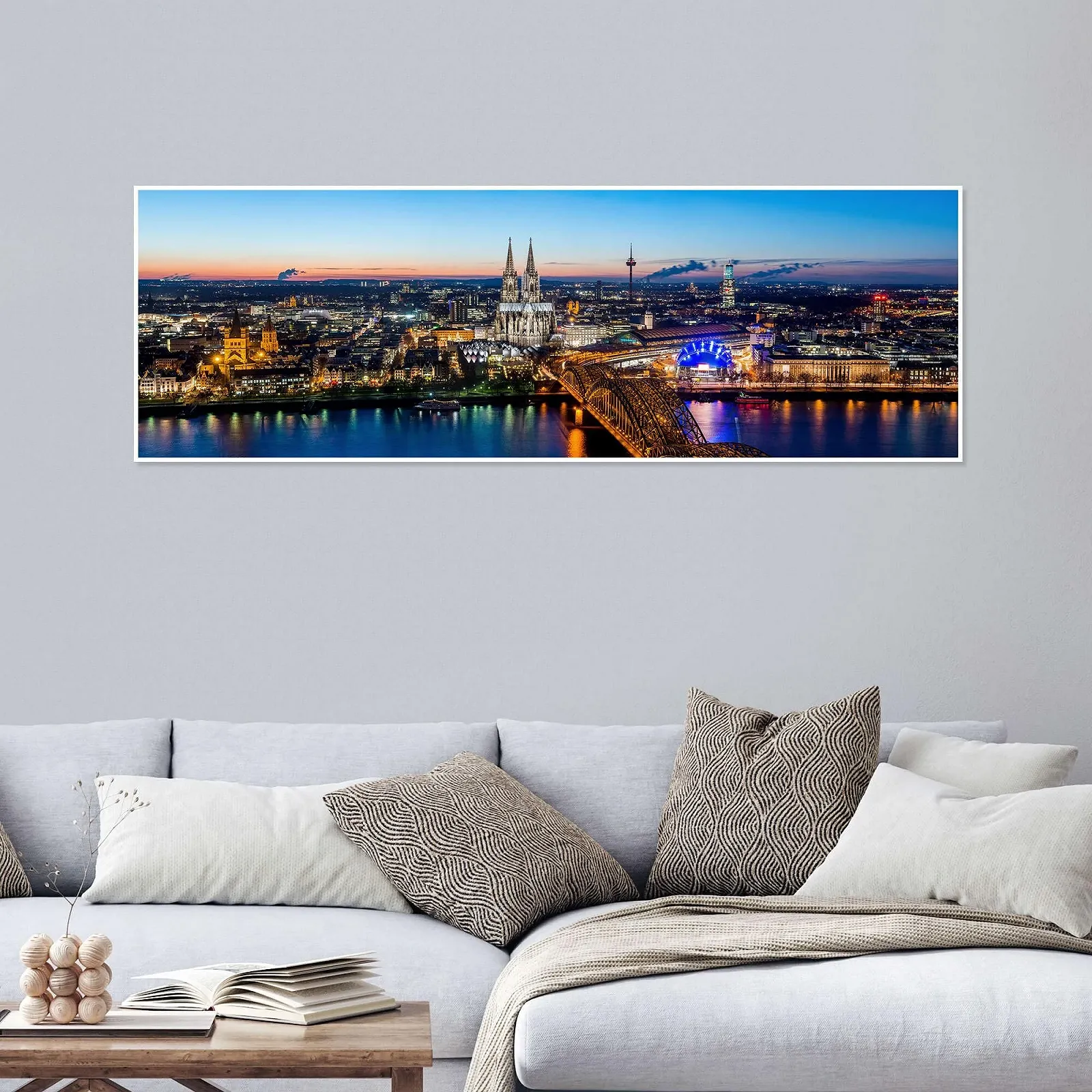 Постер Euregiophoto Cologne Skyline 180 x 60 см, фото №4