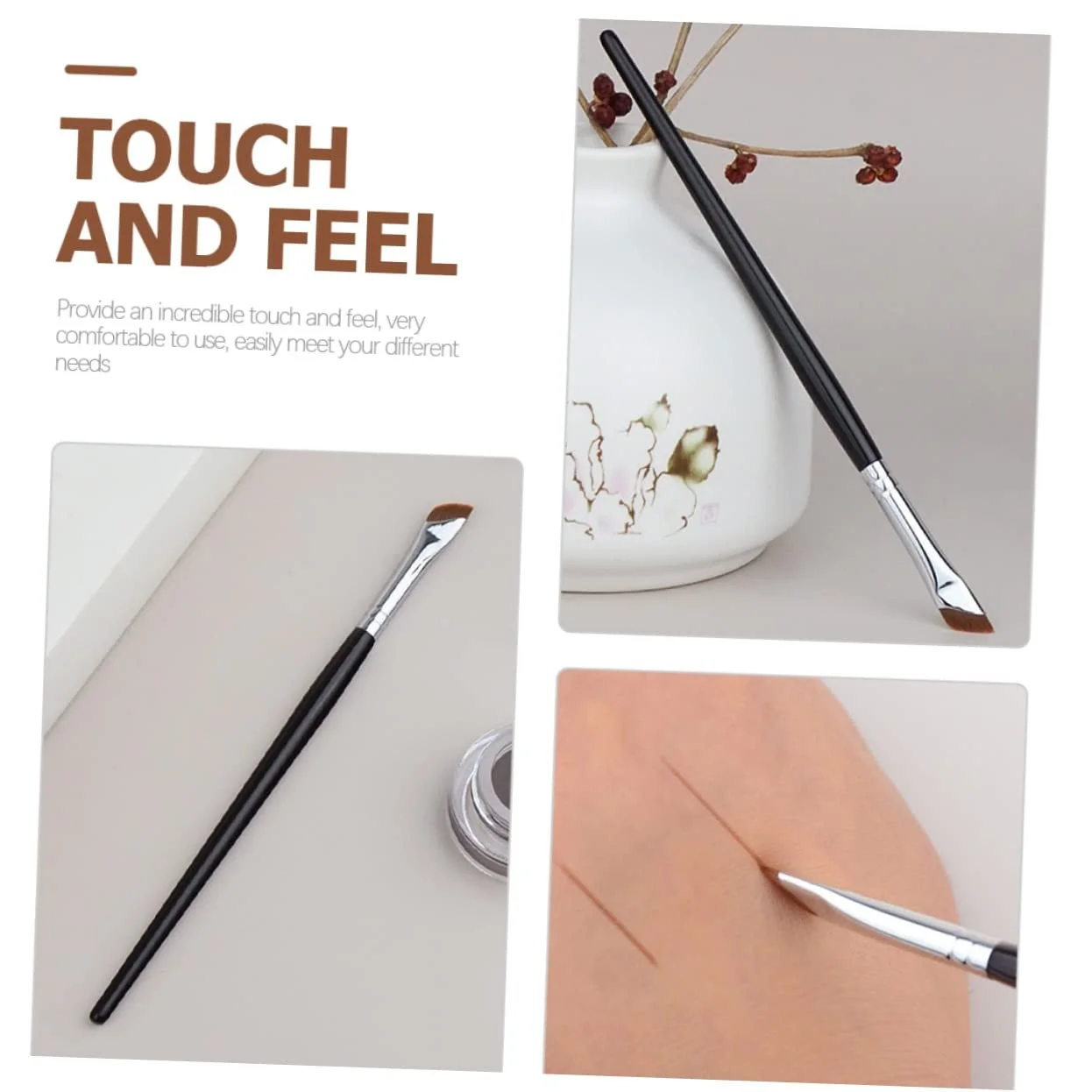 Кисти для бровей FRCOLOR, угловая, фото №5