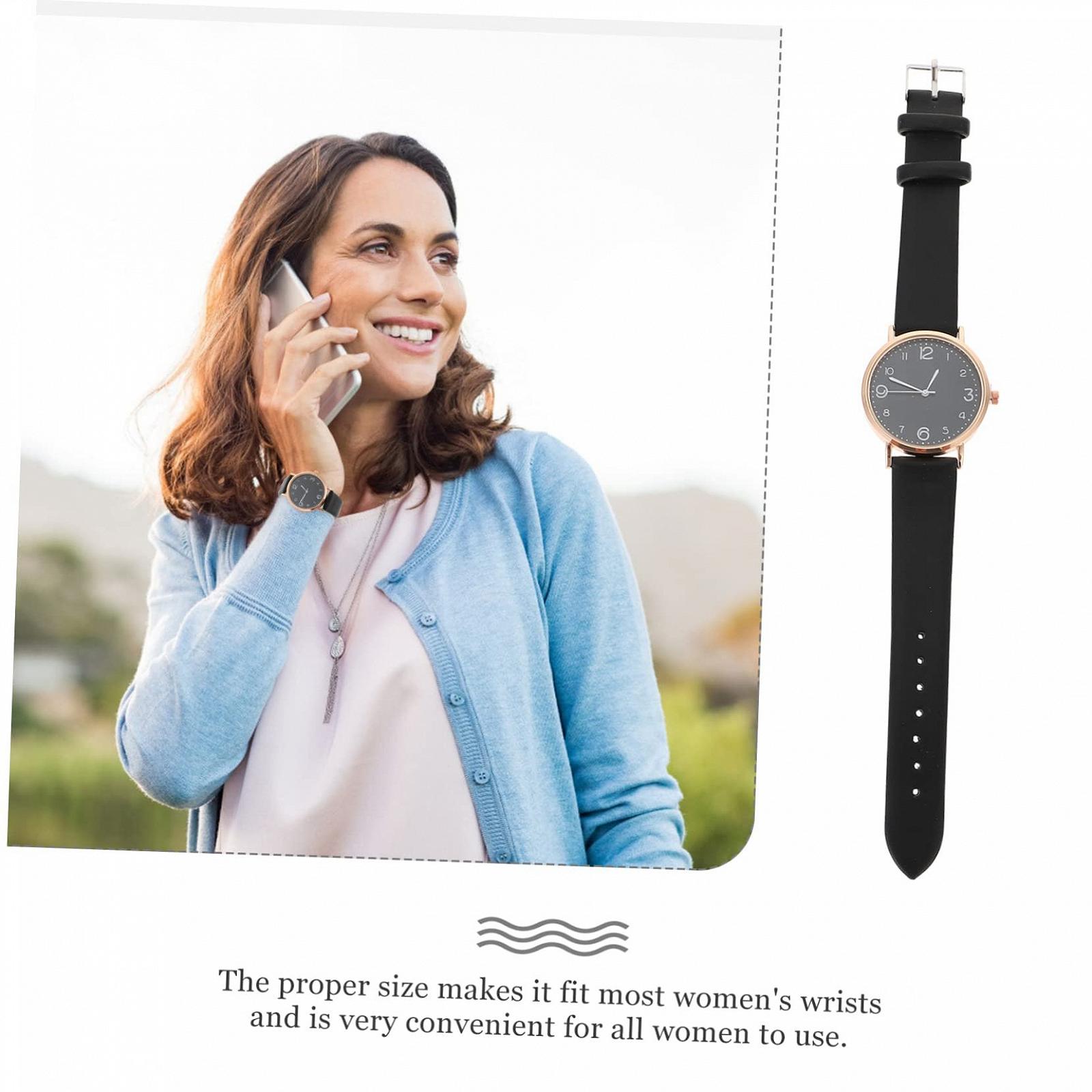 Часы LIFKOME Цифровые Для девушек Женский Студенческий Вид Белая Кожа, фото №3